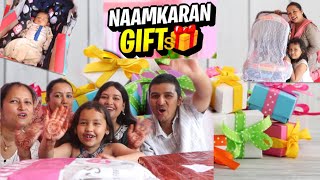 🎁😍Nephew ko mile *Naamkaran* ceremony pe Gifts🥰👶 #newborn #gifts #namingceremony