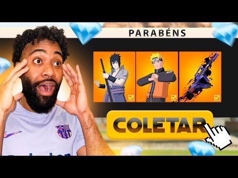 ESSE EVENTO DO SASUKE ESTA MUITO CARO! F DIAMANTES! SOLO VS SQUAD FREE FIRE