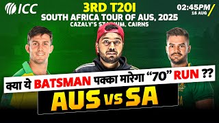 AUS vs SA 3rd t20i | Todays Match | SA VS AUS  | AUS vs SA