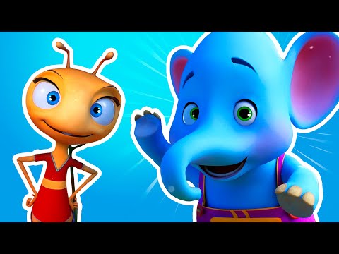 The Ant and the Elephant - Fun Songs For Preschool Kids! - Nursery Rhymes and Kids Songs