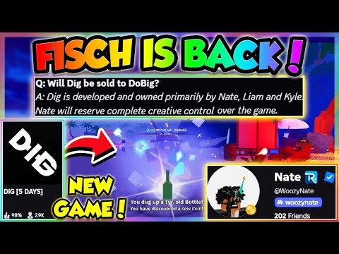 Fisch IS BACK!! New Game "Dig" WITHOUT CRAZY PAY TO WIN!!