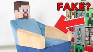 Can you Guess which of this Minecraft Merch is FAKE?