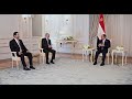 الرئيس عبد الفتاح السيسي يستقبل القائد العام للجيش الوطني الليبي