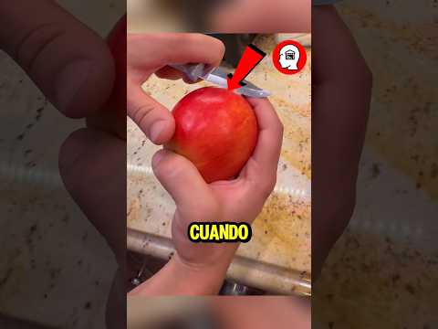 ¡No comas manzanas sin ver esto primero! 😨🍎 #shorts #manzana