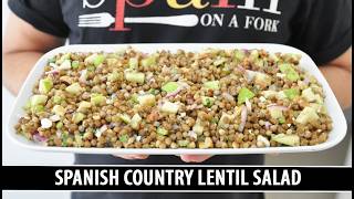 Spanish Country Lentil Salad | Healthy 10-Minute Recipe