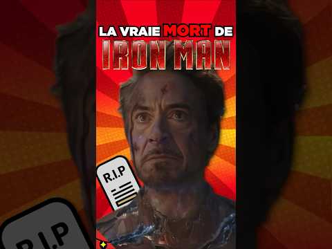 Vous n’avez jamais vu la VRAIE mort d’IRON MAN ! 💥