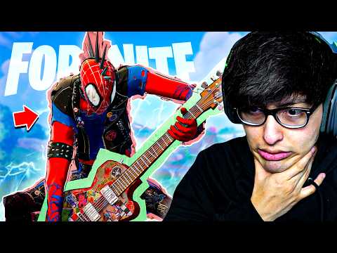 ASI ES JUGAR CON SPIDER-PUNK EN FORTNITE 😱