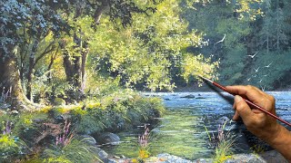 "Bird Dance" Acrylic painting. Artist - Viktor Yushkevich. #209