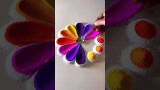 Rangoli designs for beginners #rangoli#rangolidesigns#rangoliforbeginners#shorts#diwalirangoli