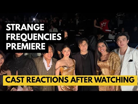 Watch! Reaction of cast & fans after watching Strange Frequencies, red carpet with Enrique Gil