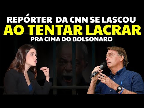 IRMÃ DA AMANDA SE LASC0U; Bolsonaro ESFREGA NA CARA de repórter da CNN UMAS BOAS VERDADES