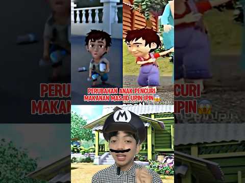 Perubahan Anak Pencuri Makanan Di Masjid Upin Ipin‼️😱 #shorts #upinipin #animasi #fyp