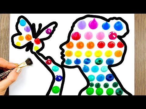Easy Acrylic Painting Tutorial Step by Step｜Satisfying & Relaxing Art Compilation #3 ASMR