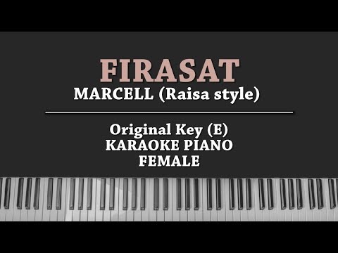 Firasat – Raisa / Marcel (KARAOKE PIANO)