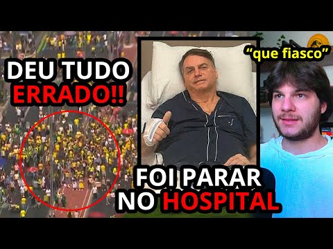 Manifestação dá errado e Bolsonaro CORRE pro hospital (REACT)