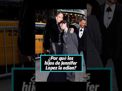 Por queฬ los hijos de Jennifer Lopez la odian#jenniferlopez