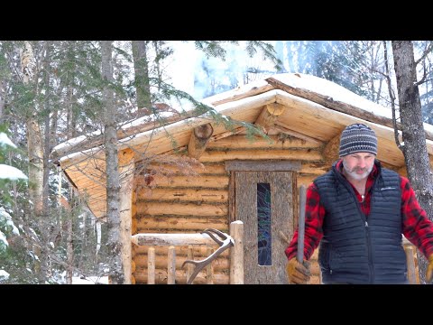 Off Grid Laundry and Wolves at the Log Cabin