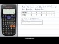 Calculator Usage for Statistical Analysis