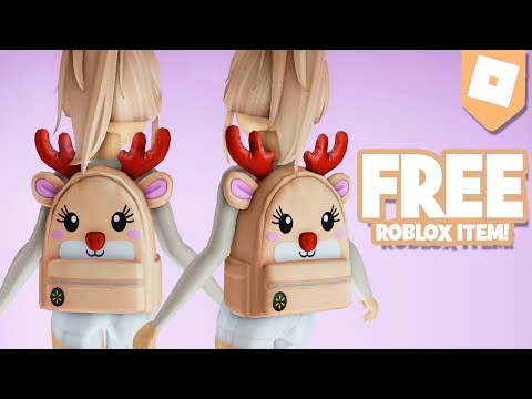 *EASY* GET THIS *FREE* REINDEER BACKPACK ITEM NOW! 😍 ROBLOX FREE UGC