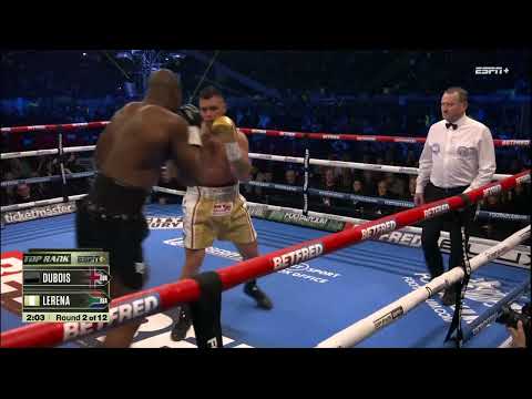 When Daniel Dubois STOPPED Kevin Lerena - after CLIMBING off the canvas himself! / USYK v DUBOIS 2