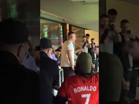 Ribery watched Ronaldo win a trophy live 🤣