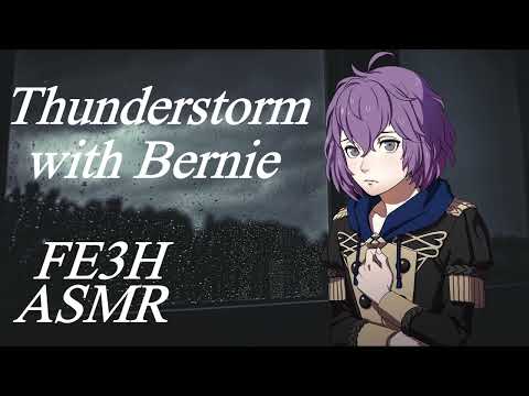 ⛈️ Cozy Thunderstorm with Bernadetta ⛈️ Fire Emblem ASMR | [Thunder and Rain, Writing, Sewing]