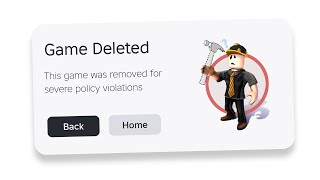 Roblox DELETED my game...