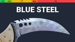 Talon Knife Blue Steel Wear Preview
