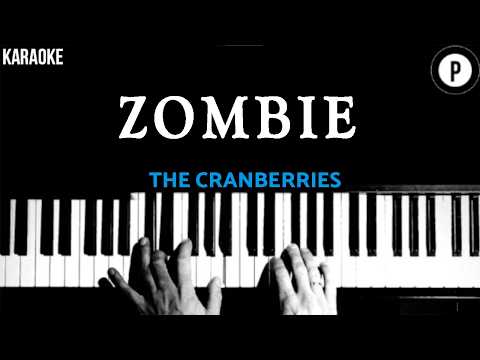Zombie – The Cranberries KARAOKE Slowed Acoustic Piano Instrumental COVER LYRICS