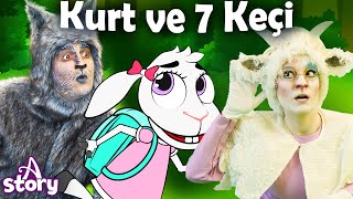 Kurt ve 7 Keçi 🐺😮 Kırmızı Başlıklı Kız ve Efsane Savaşçı | En Güzel Masallar!