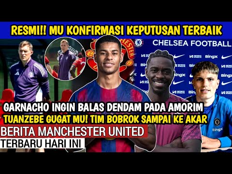 RESMI❗MU KONFIRMASI KEPERGIAN FLETCHER🔴Rashford Segera Ke Barca🔴Garnacho Siap Balas dendam Amorim