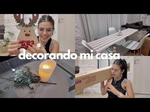 VLOGMAS DIA 10: decoramos la casa de Navidad + haul de Compras navideñas + nuevo arbolito!