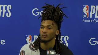 Stephon Castle PostGame Interview | Minnesota Timberwolves vs San Antonio Spurs