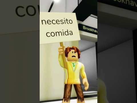 Le toca vivir en la calle y aprende una lección #roblox #brookhaven #springonshorts