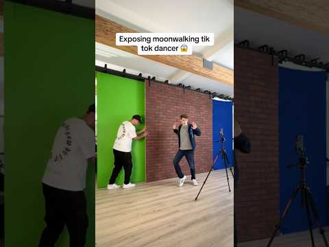 Exposing moonwalking tik tok dancer 😱