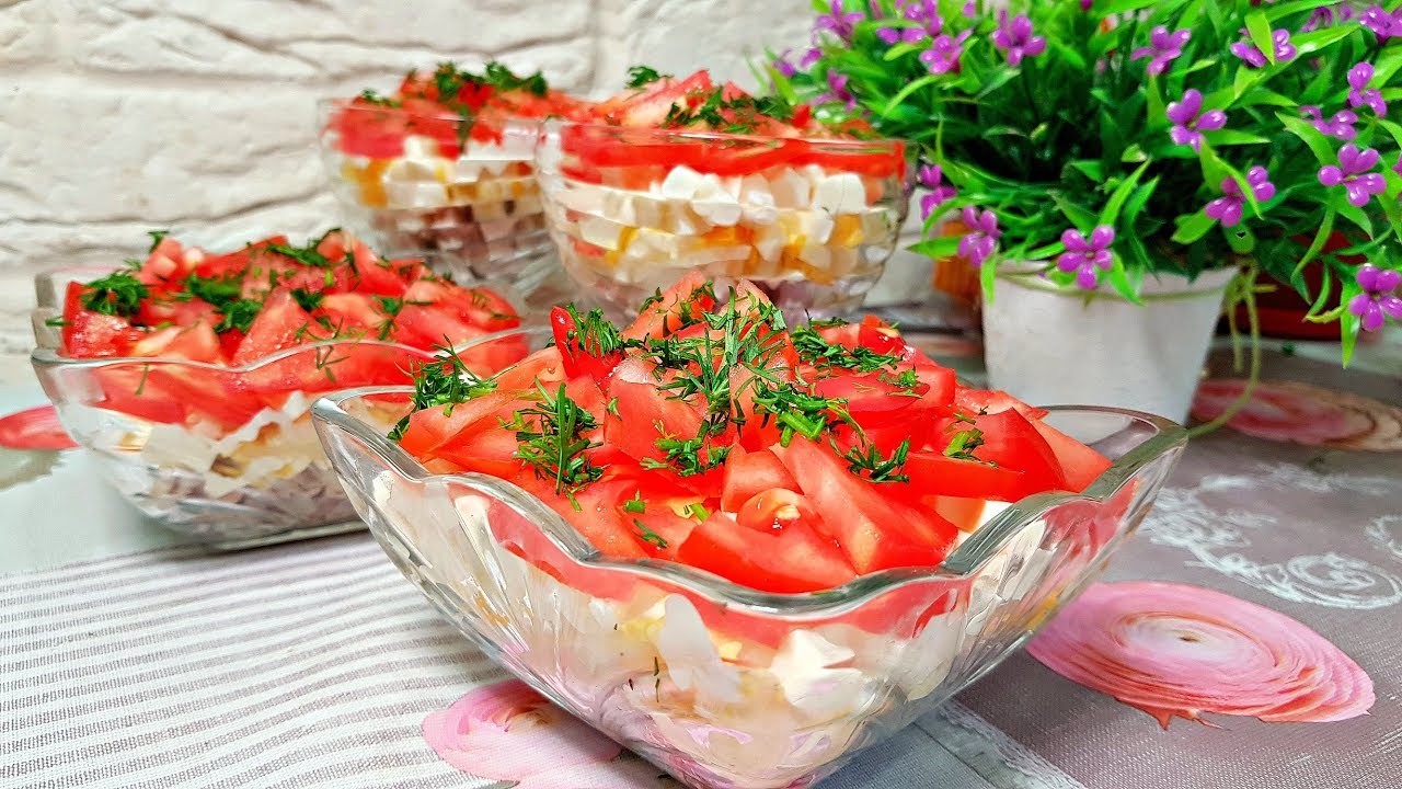 АХ, КАК ЖЕ ВКУСНО НА ПРАЗДНИК ТО, ЧТО НУЖНО. Оригинальный и Очень Вкусный САЛАТ