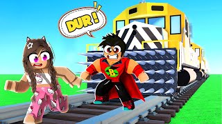 ROBLOX'TA KAS YAPTIK VE TREN DURDURDUK! - Stop the Train Simulator