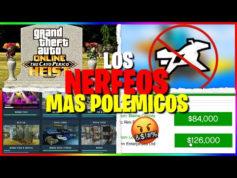 7 NERFEOS MAS GRANDES de GTA ONLINE!