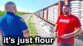 Most Suspicious Drug Mules Caught on Police Dashcam