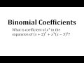 Understanding Binomial Expansion and Coefficients