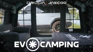100% EV CAMPING with JAECOO 6EV on the mountain top in Nakon Ratchasima | ASMR Camping