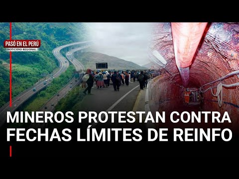 PASÓ EN EL PERÚ: Nueva Carretera Central vale S/ 24 mil millones y mineros protestan por Reinfo