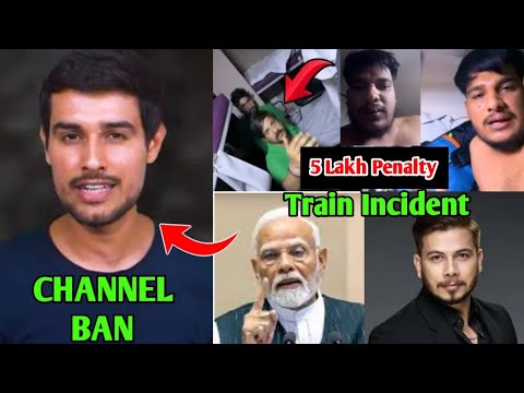 Dhruv Rathi Channel Ban In India ? 5 Lakh Penalty By Ministry Of Railway For Recent Train Incident |