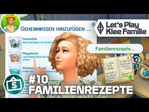 Geheime Familien-Rezepte erstellen 😋🍀 Klee Let's Play #10 Die Sims 4 Vom Hobby zum Business