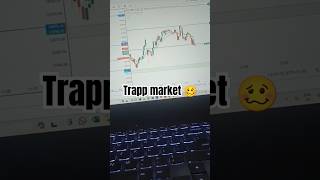 Today trapping market 🥴 #stockmarket #minivlog #shorts