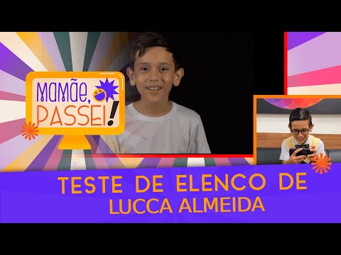 Lucca Almeida reage ao seu teste para a novela "A Caverna Encantada " | Mamãe, Passei!