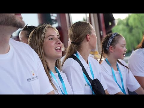 Voix célestes ! Le One Voice Children's Choir revient à Beijing pour un flash mob au parc Beihai