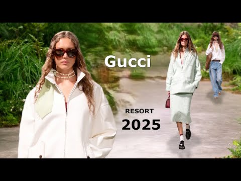 Gucci Мода Cruise 2025 в Лондоне | Стильная одежда и аксессуары