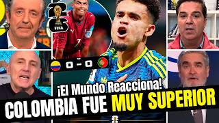 ¡COLOMBIA IMPRESIONA AL MUNDO! Así reaccionó la prensa internacional tras el partidazo ante Portugal