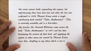 Introduction To Vedic Mathematics